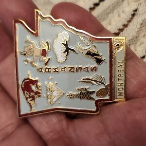 Vintage Lyons Club Arkansas State Montreal Souvenir trading Pin